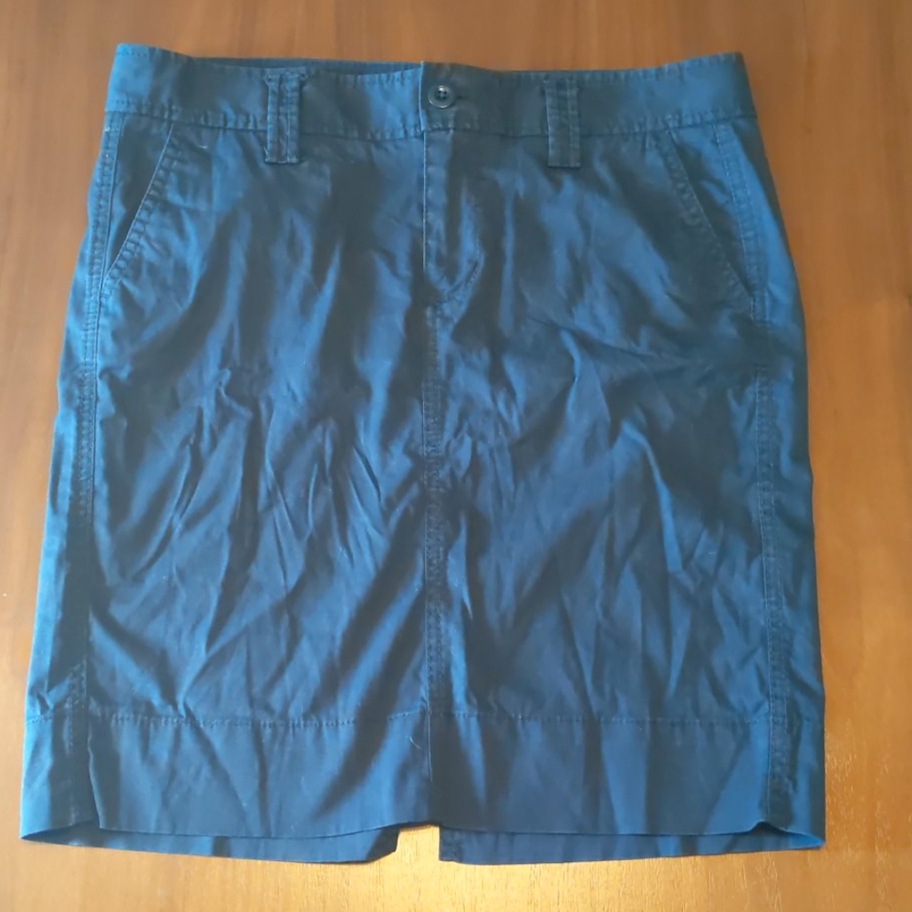 Navy utility skirt